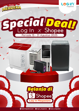 Banner LOG IN X SHOPEE 2 - Login Megastore